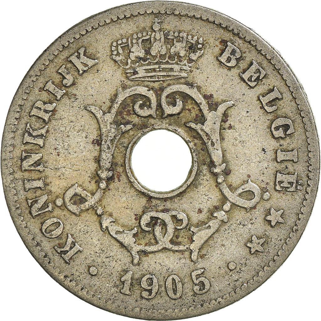 Coin, Belgium, 10 Centimes, 1905