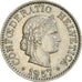 Münze, Schweiz, 10 Rappen, 1957