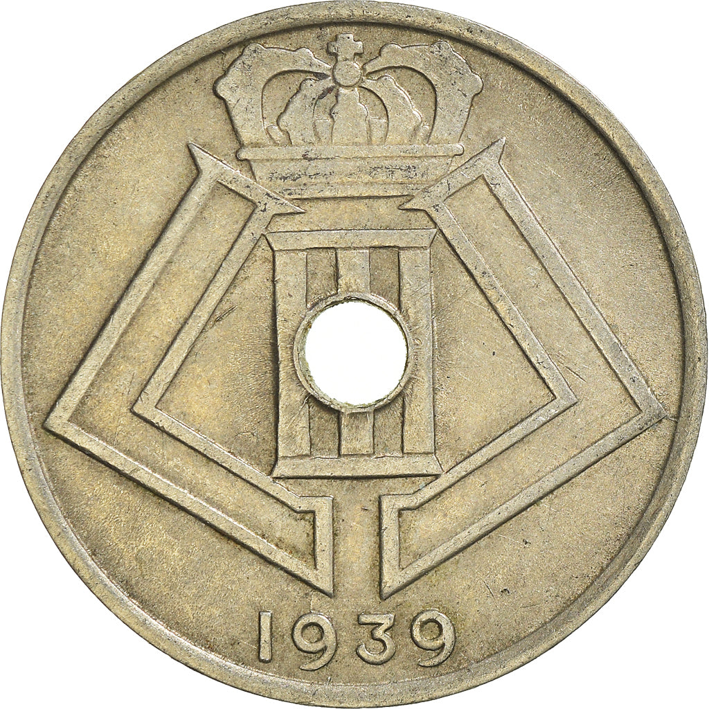 Munten, België, 25 Centimes, 1939