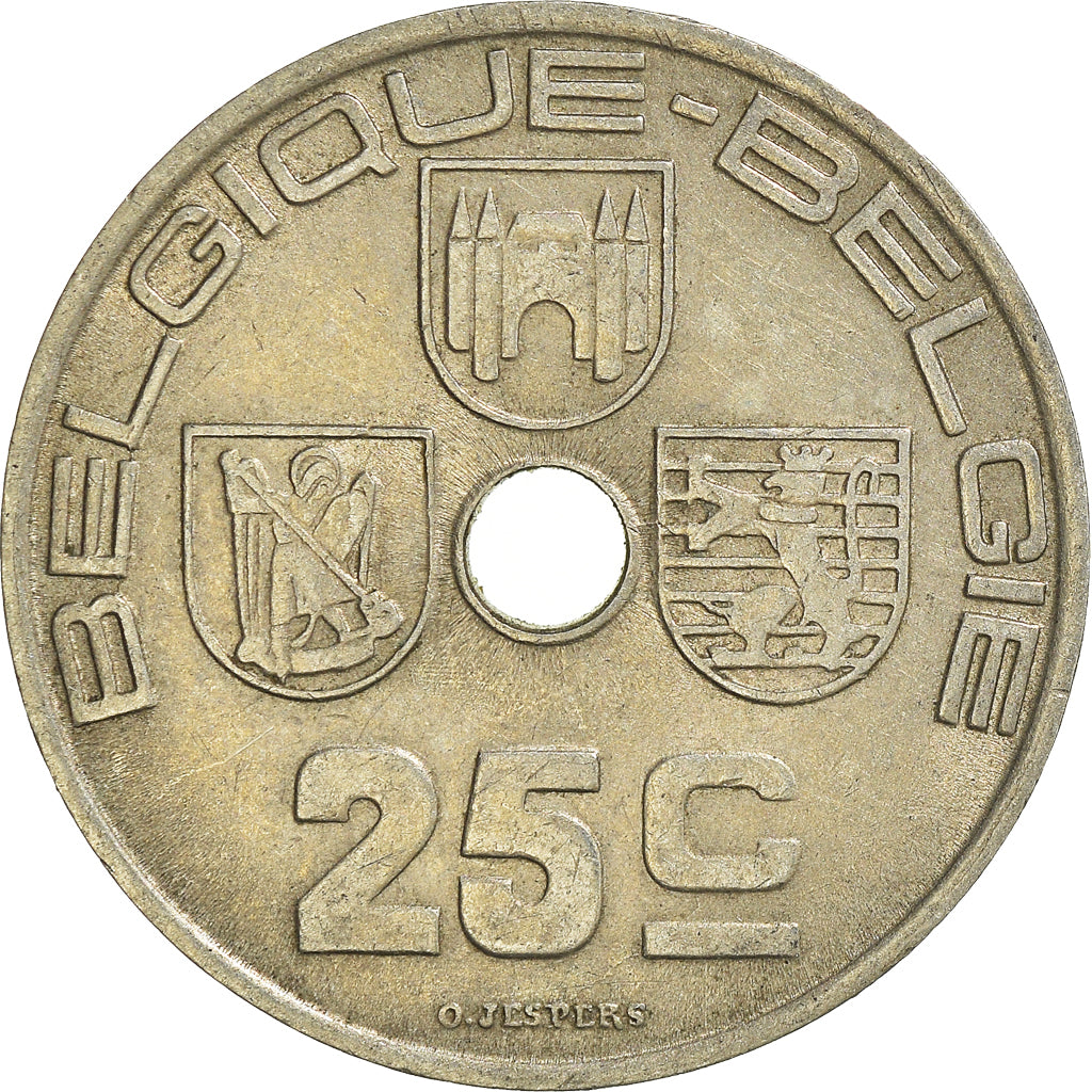 Munten, België, 25 Centimes, 1939