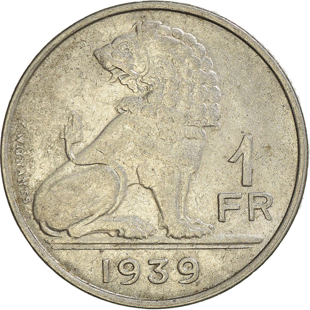 Moneta, Belgia, Franc, 1939