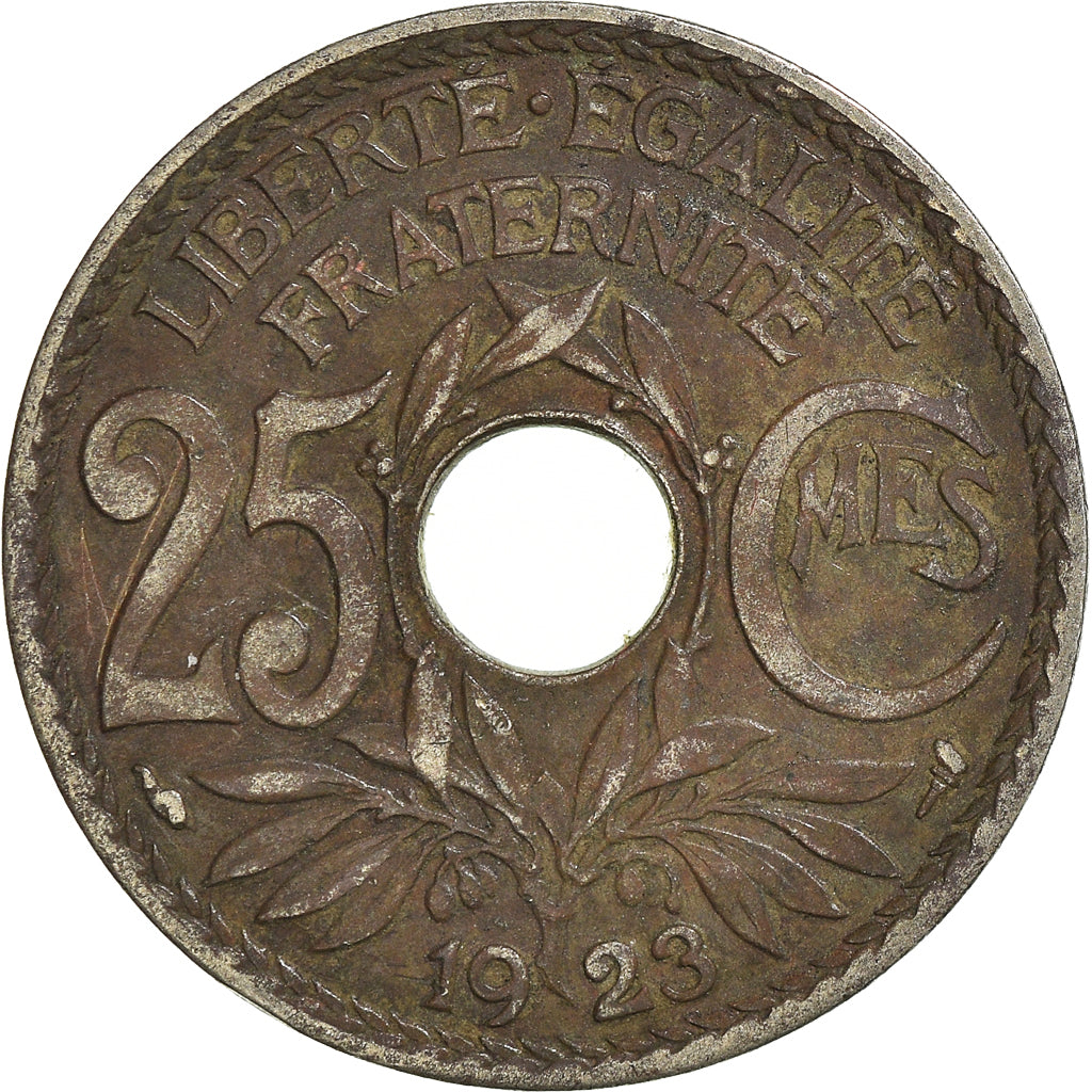 Munten, Frankrijk, 25 Centimes, 1923