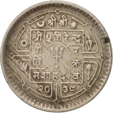 Nepal, SHAH DYNASTY, Birendra Bir Bikram, 50 Paisa, 1982, EF(40-45)
