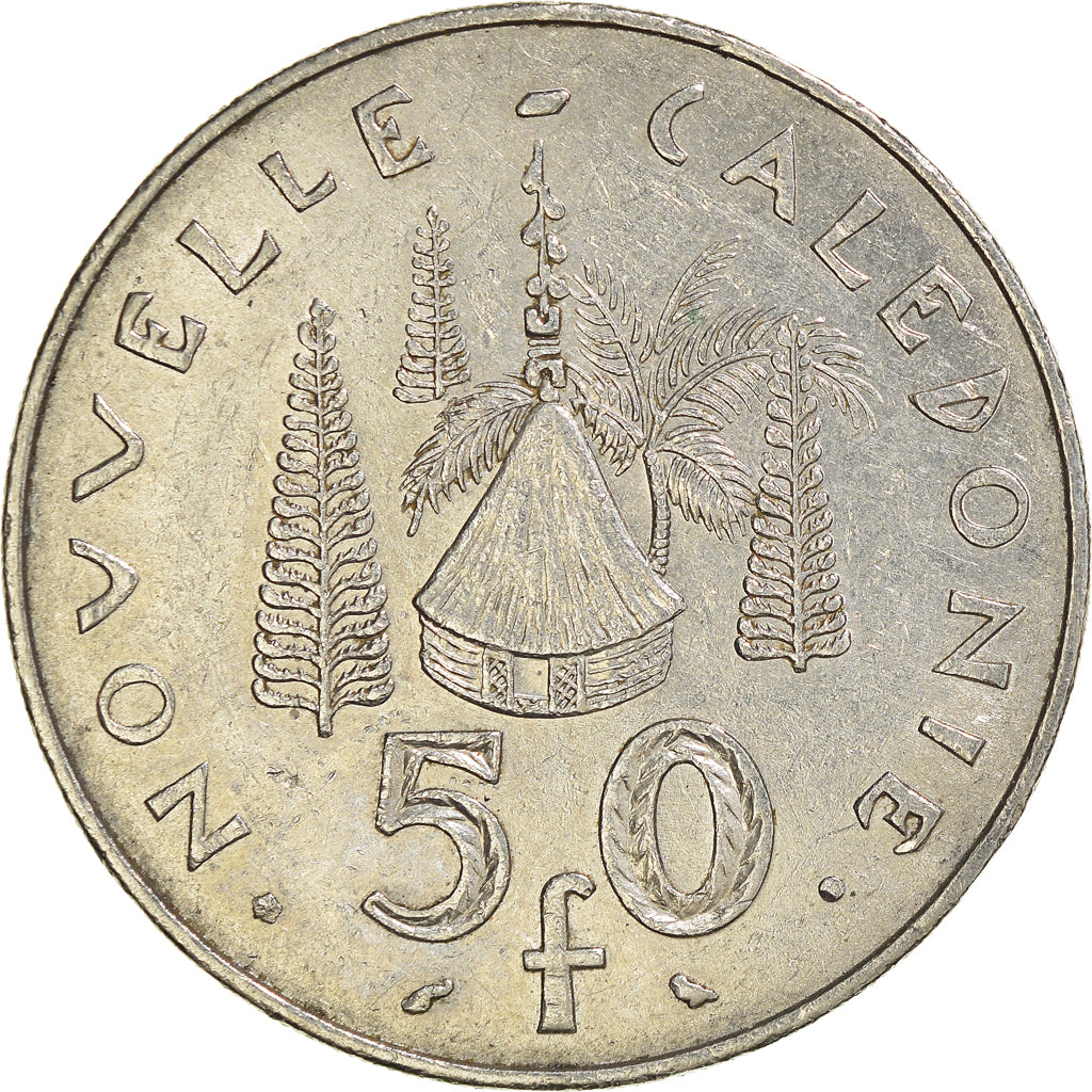 Moneda, Nueva Caledonia, 50 Francs, 1972