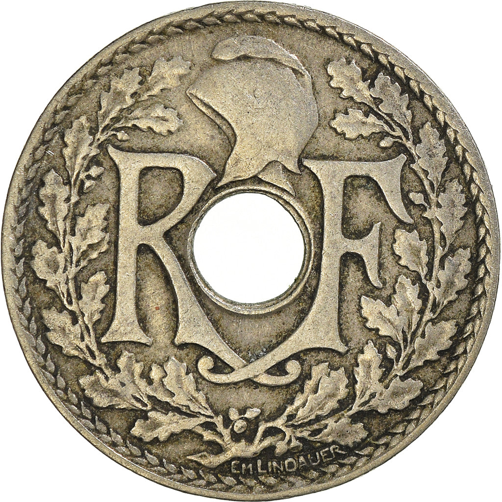 Munten, Frankrijk, 25 Centimes, 1922