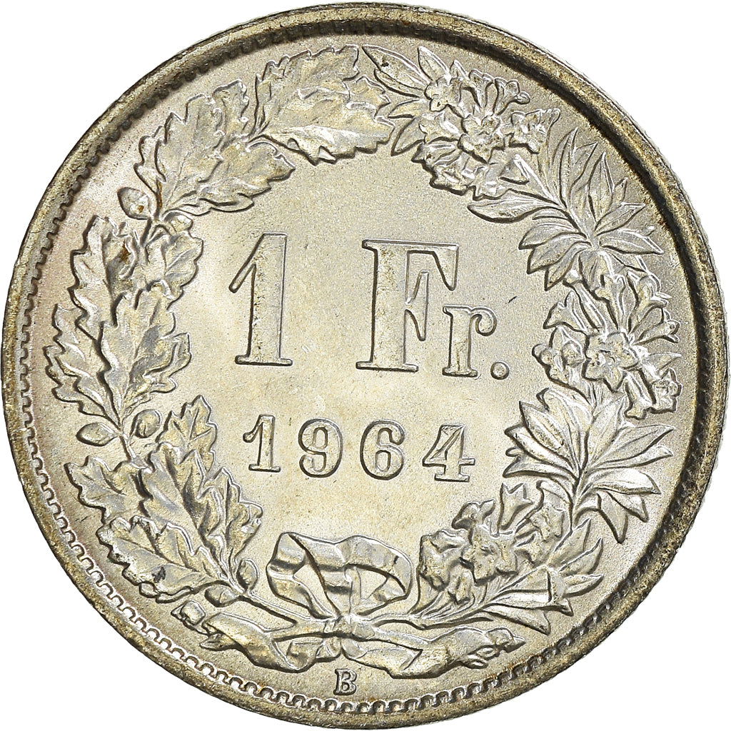 Münze, Schweiz, Franc, 1964