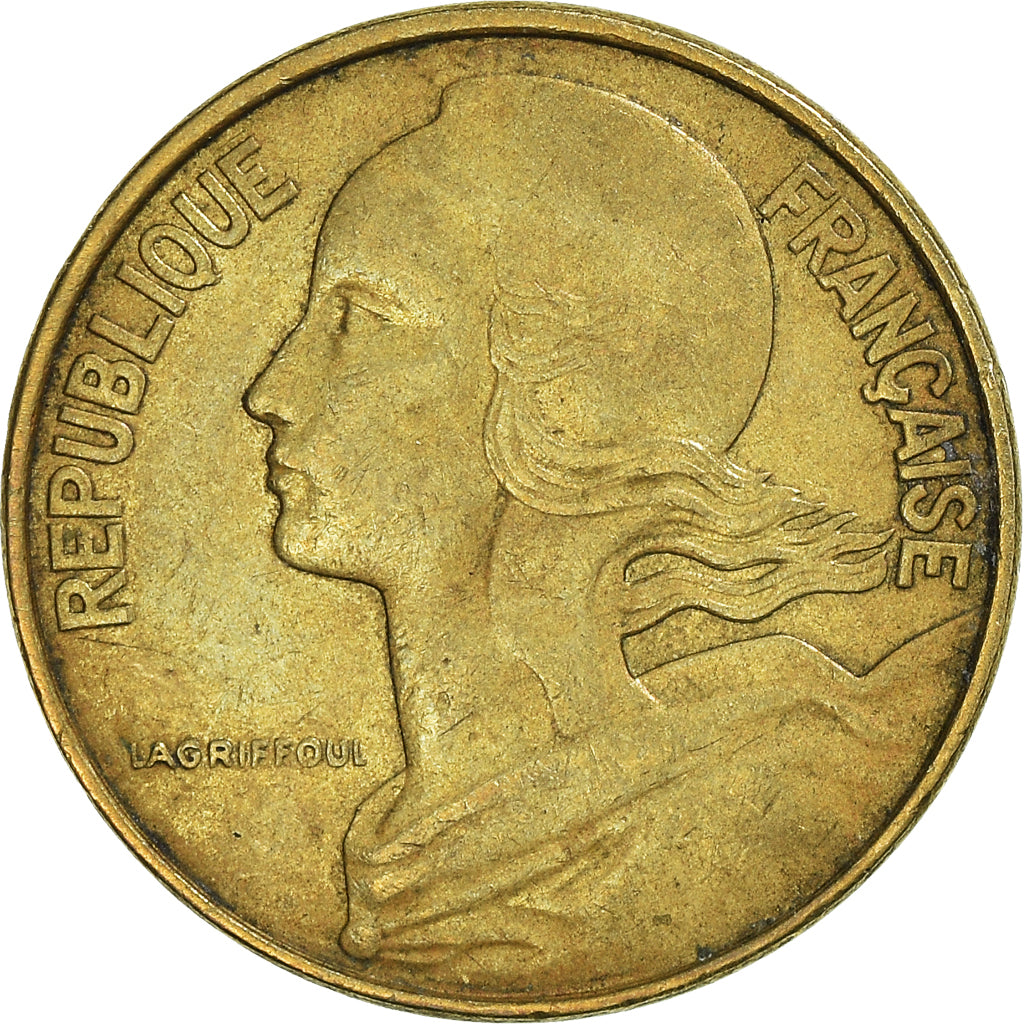 Münze, Frankreich, 10 Centimes, 1974
