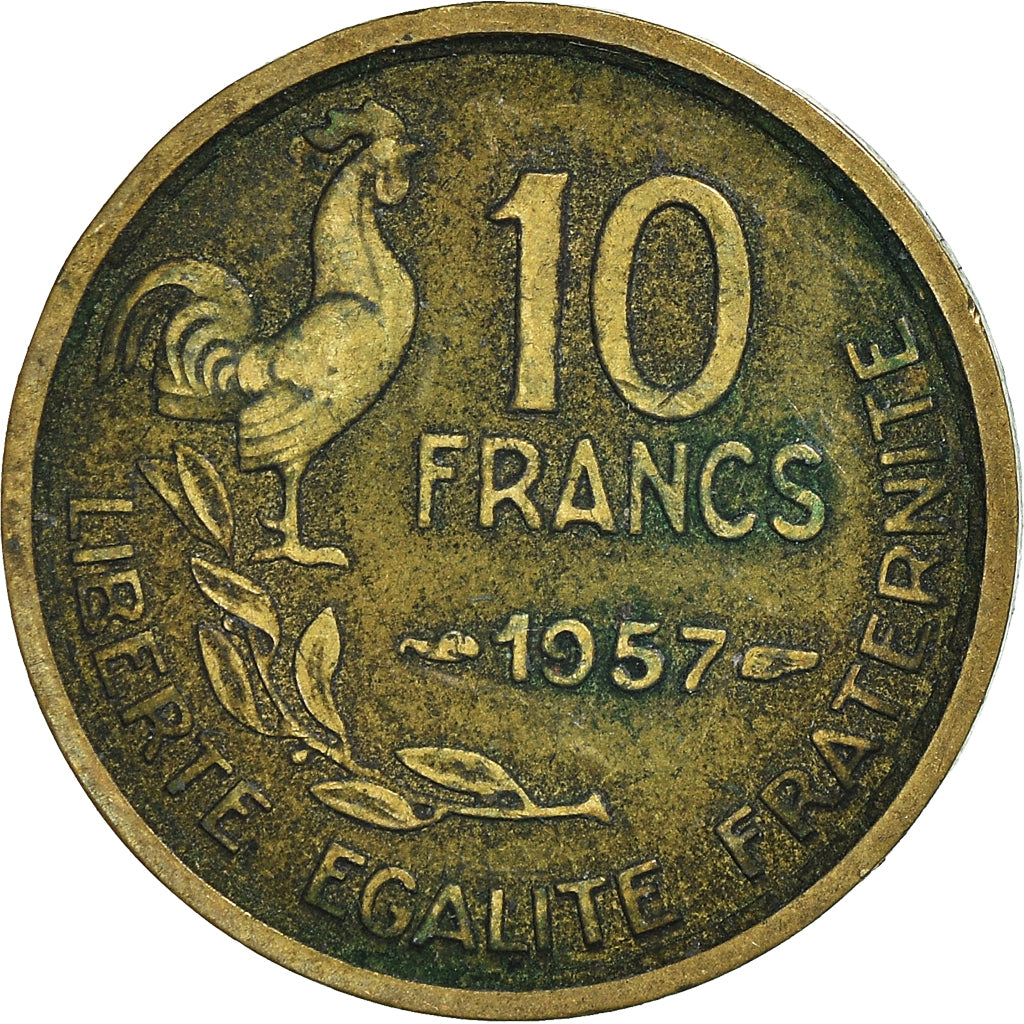 Münze, Frankreich, 10 Francs, 1957