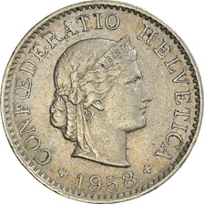 Moneta, Svizzera, 5 Rappen, 1958