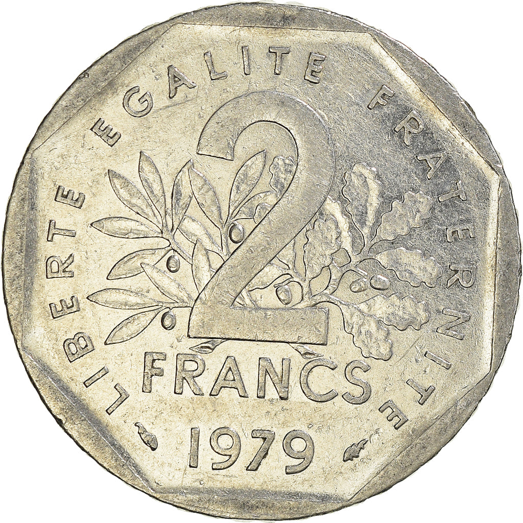Moeda, França, 2 Francs, 1979