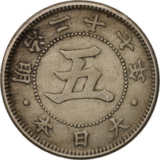 Coin, Japan, Mutsuhito, 5 Sen, 1894, EF(40-45), Copper-nickel, KM:19