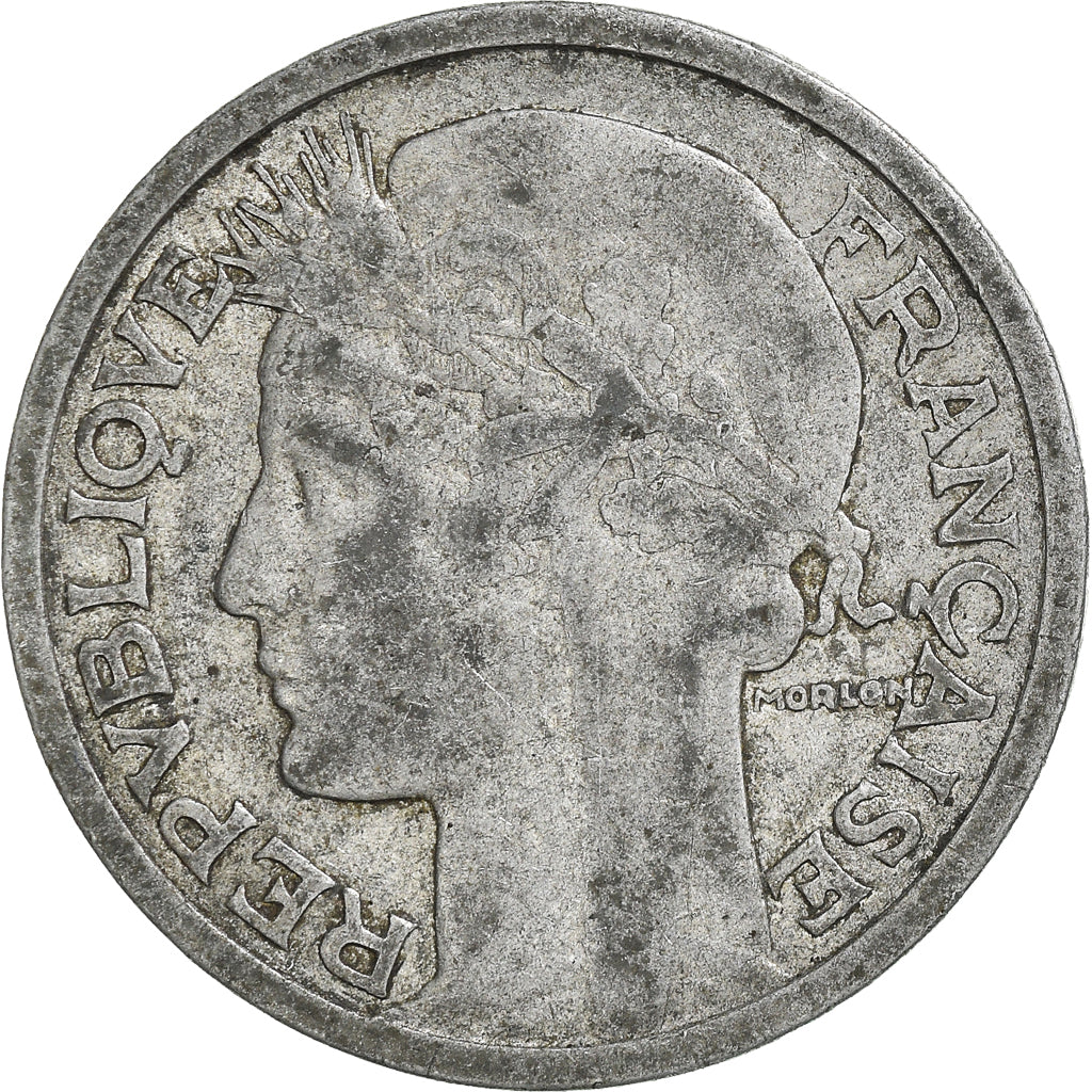 Moeda, França, 2 Francs, 1945