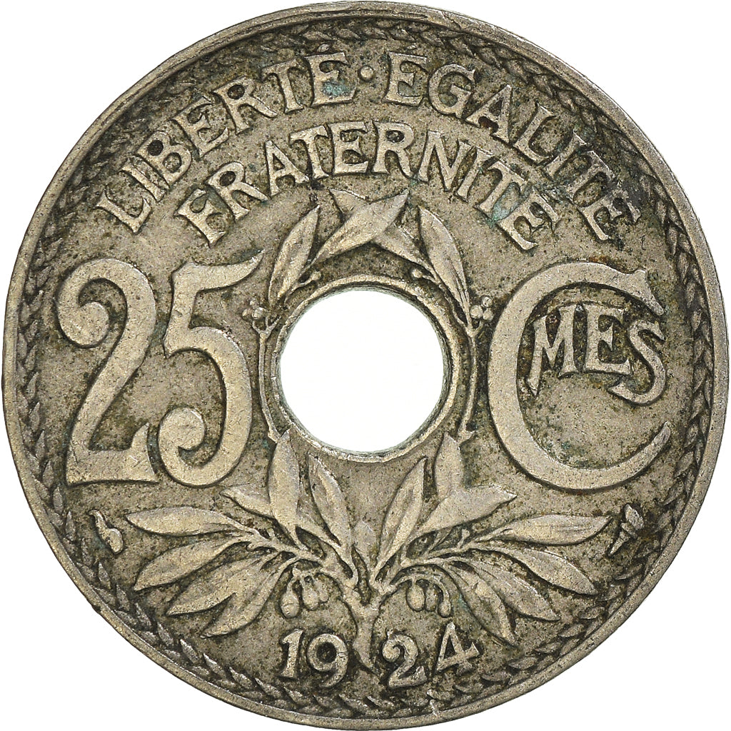 Munten, Frankrijk, 25 Centimes, 1924