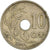 Moneta, Belgia, 10 Centimes, 1928