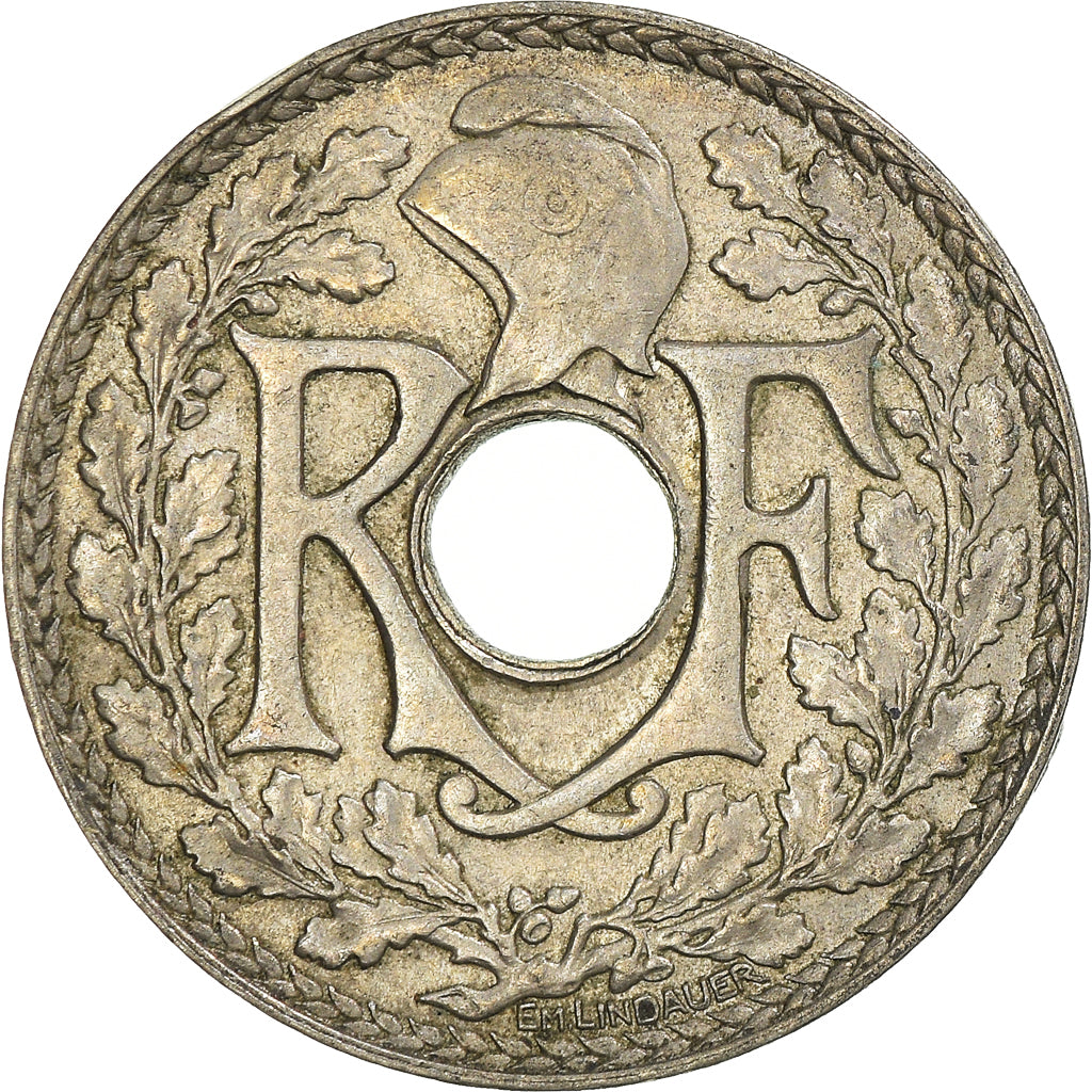 Moneta, Francja, 25 Centimes, 1933