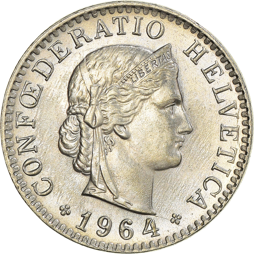 Moneta, Svizzera, 20 Rappen, 1964