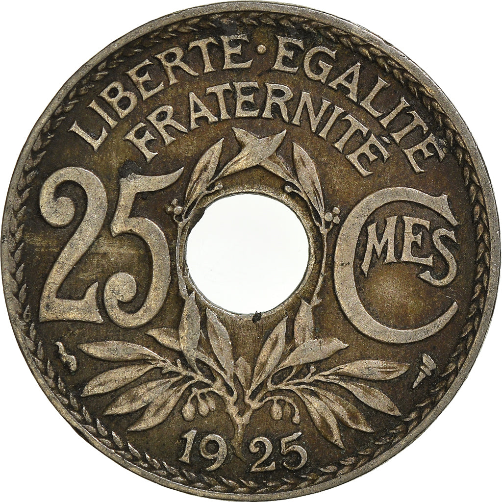 Moeda, França, 25 Centimes, 1925
