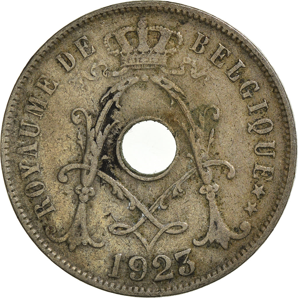 Moneda, Bélgica, 25 Centimes, 1923