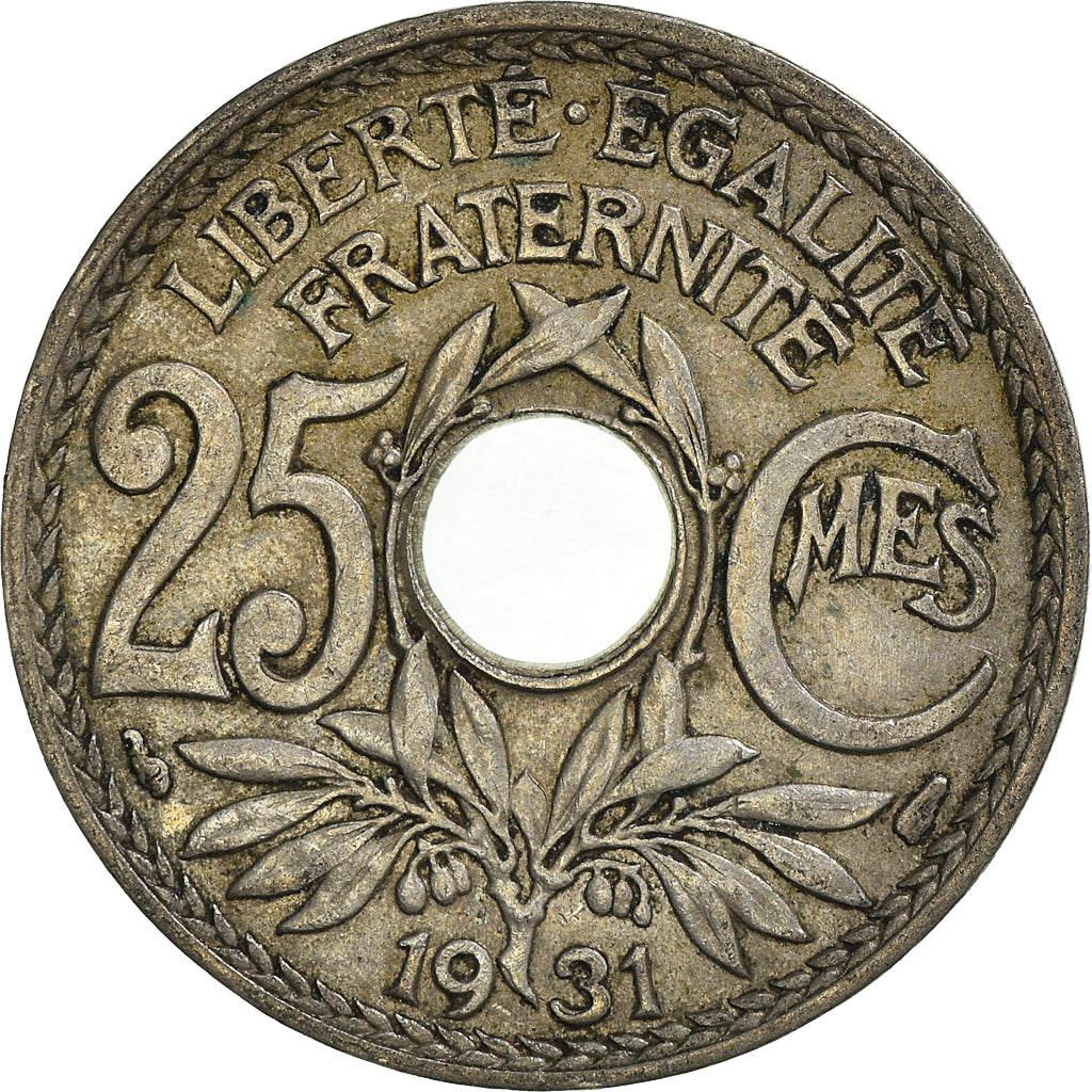 Coin, France, 25 Centimes, 1931