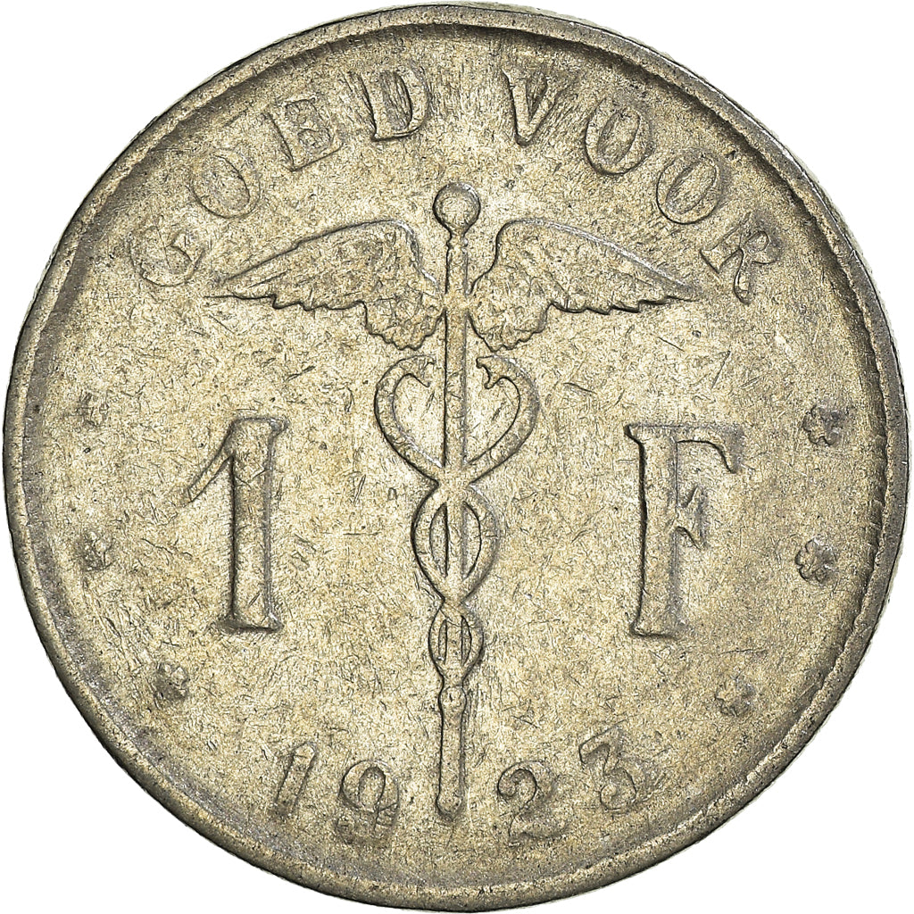 Coin, Belgium, Franc, 1923