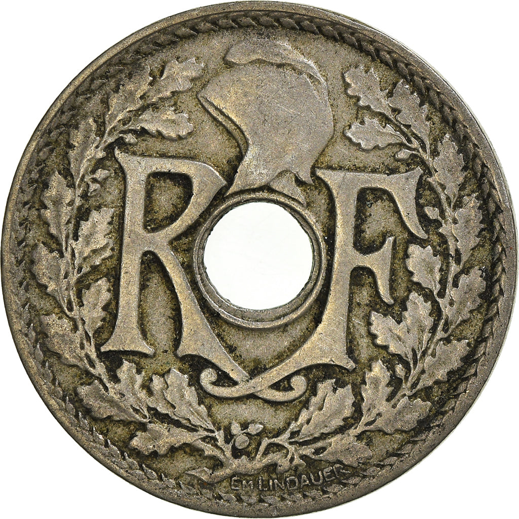 Moneta, Francja, 25 Centimes, 1920