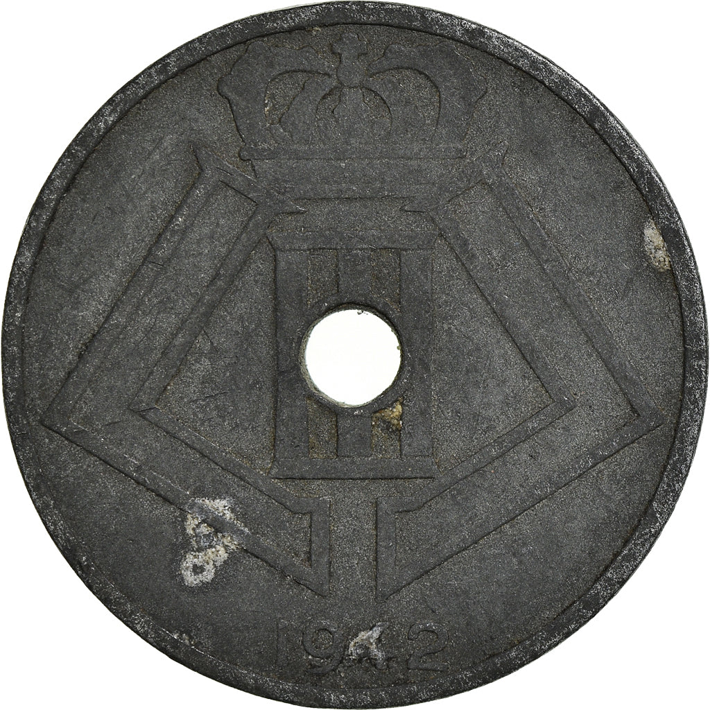 Moneta, Belgio, 25 Centimes, 1942