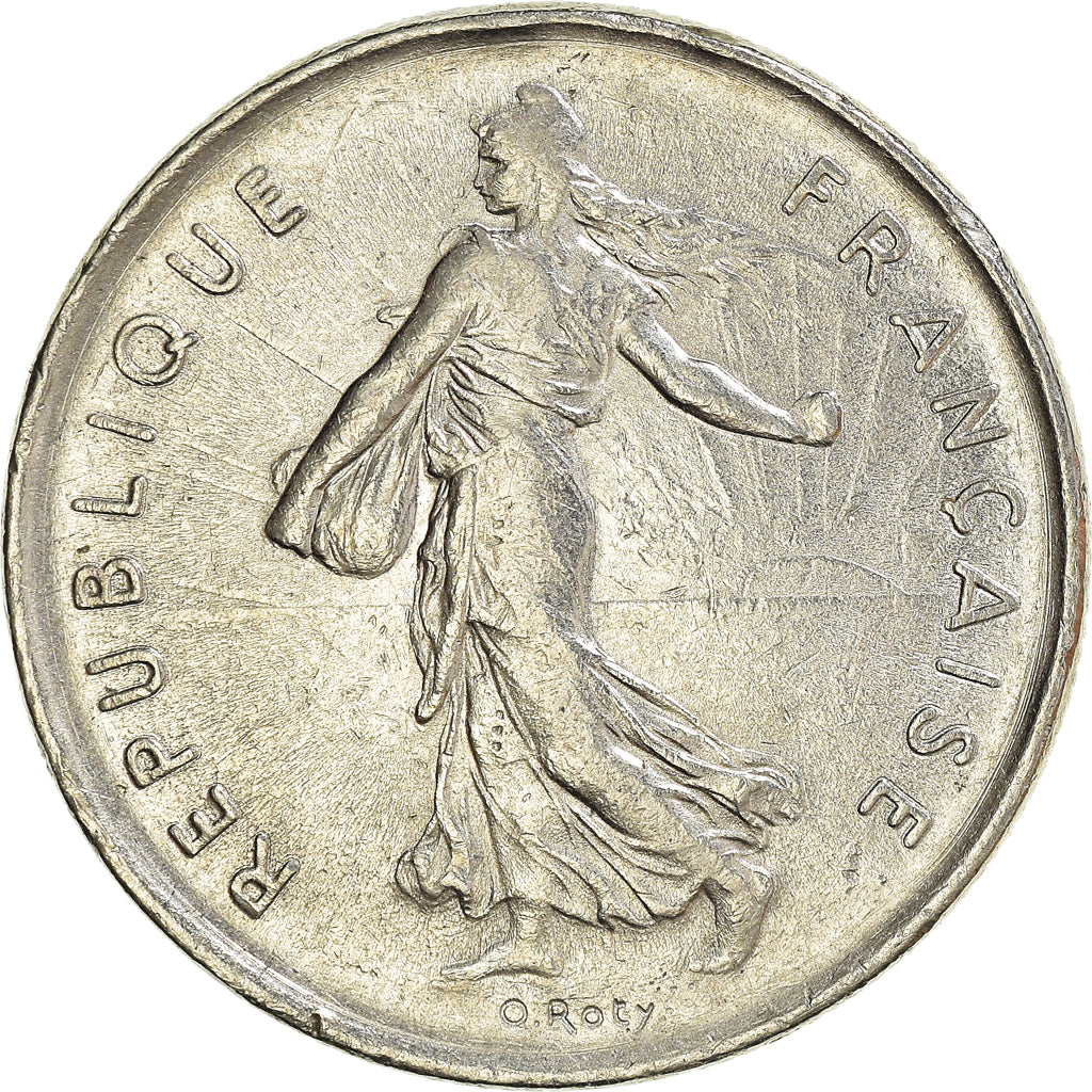 Moneda, Francia, 5 Francs, 1973