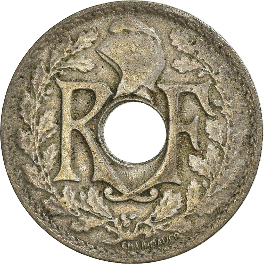 Moneta, Francja, 25 Centimes, 1918