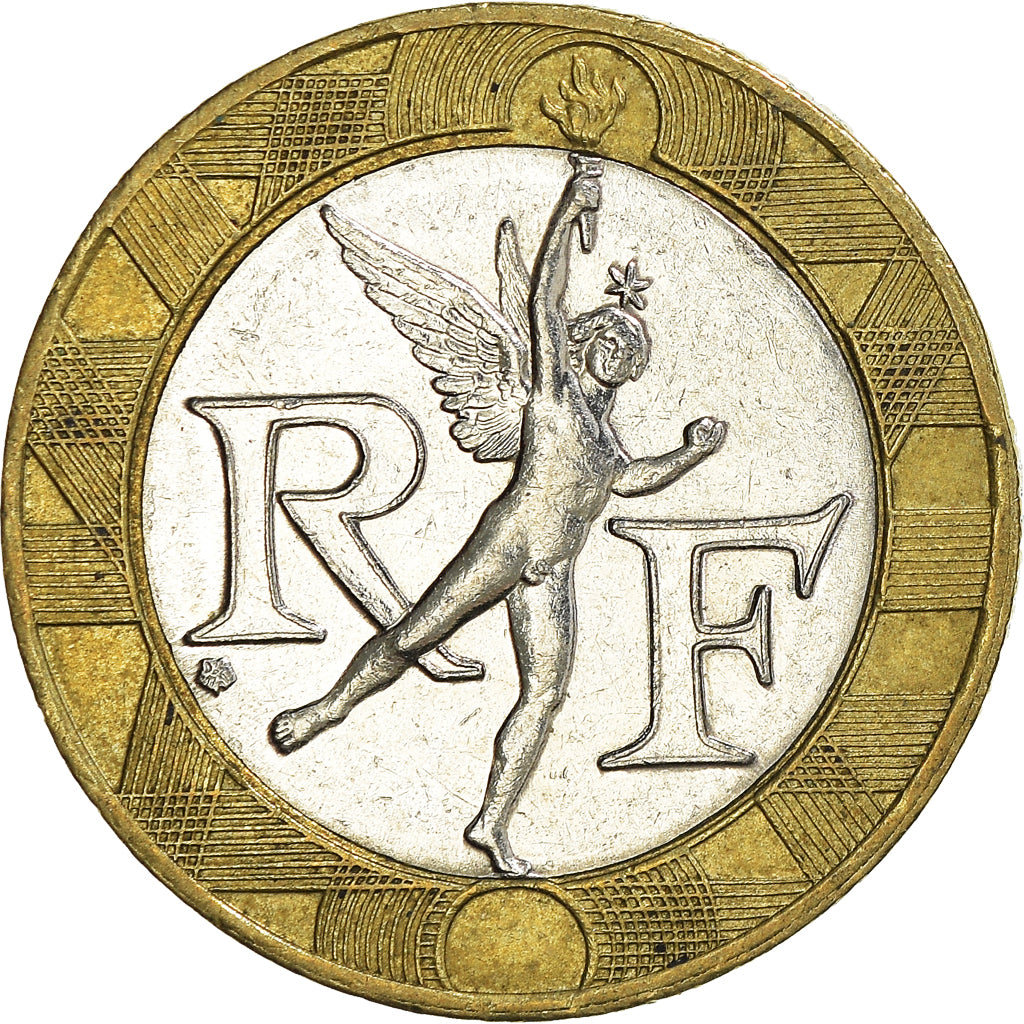 Coin, France, 10 Francs, 1990