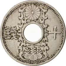 Japan, Hirohito, 10 Sen, 1934, EF(40-45), Nickel, KM:54