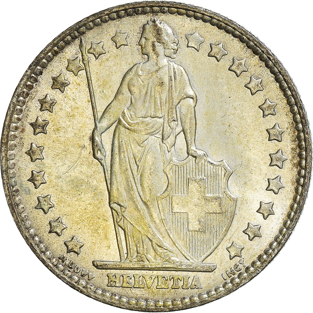 Münze, Schweiz, Franc, 1964