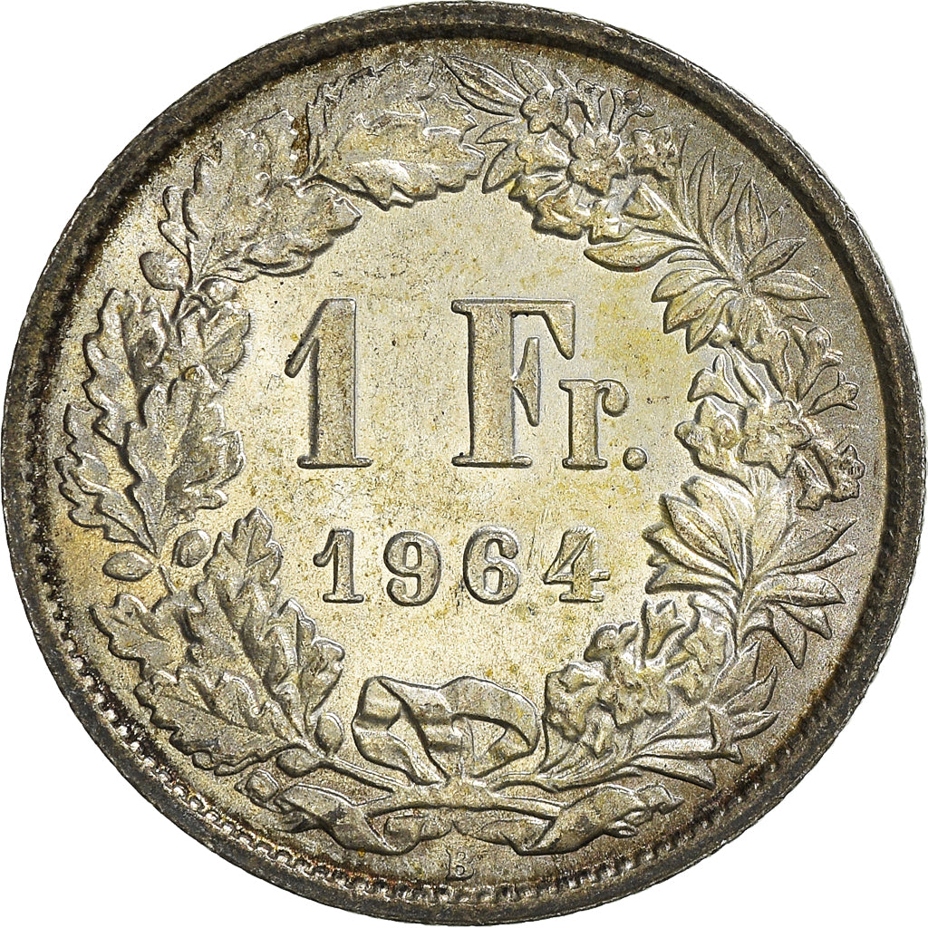 Münze, Schweiz, Franc, 1964