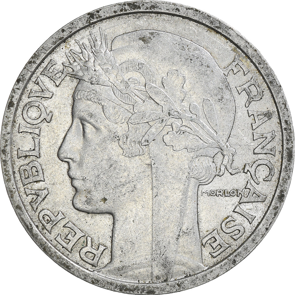 Moeda, França, 2 Francs, 1958
