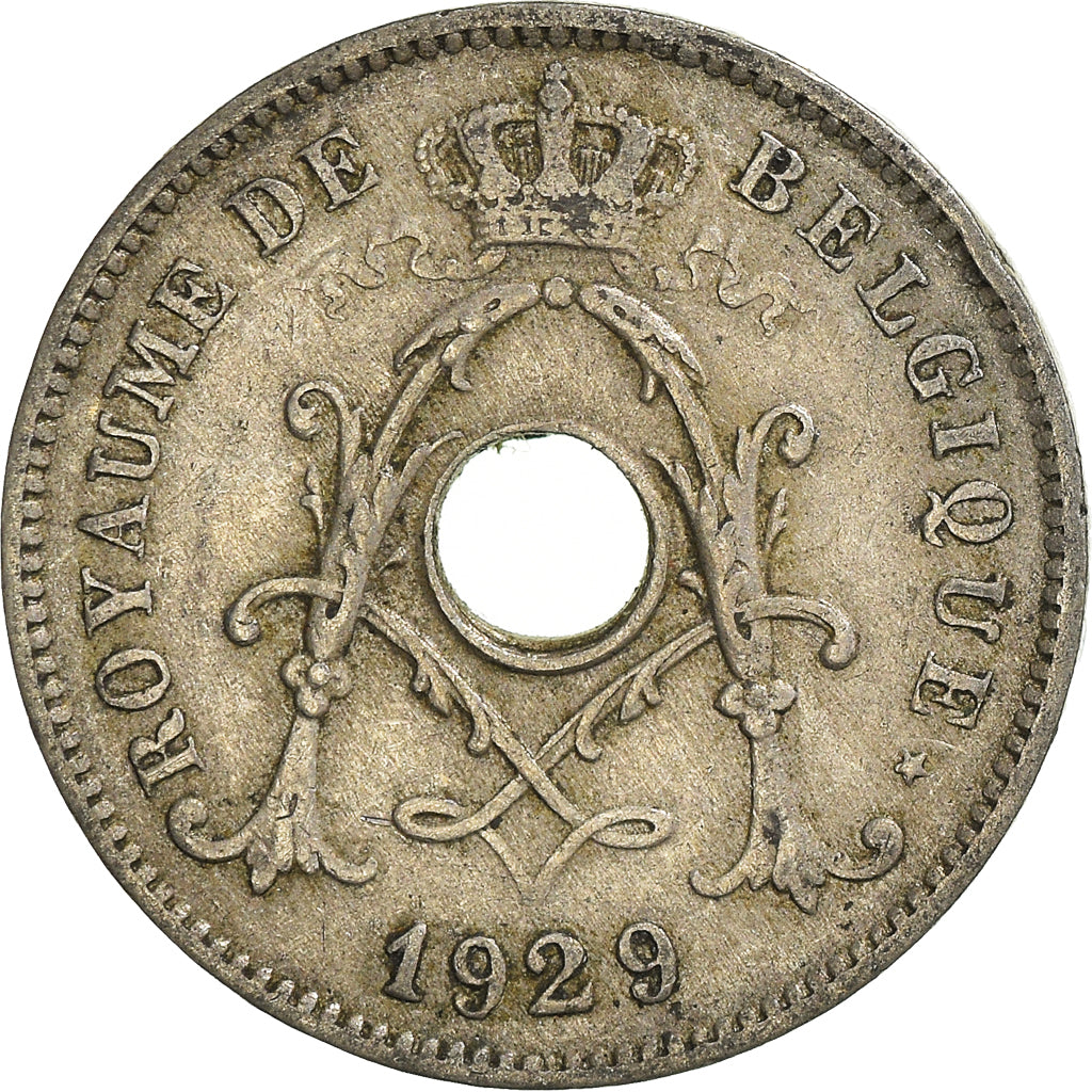 Moneta, Belgia, 10 Centimes, 1929