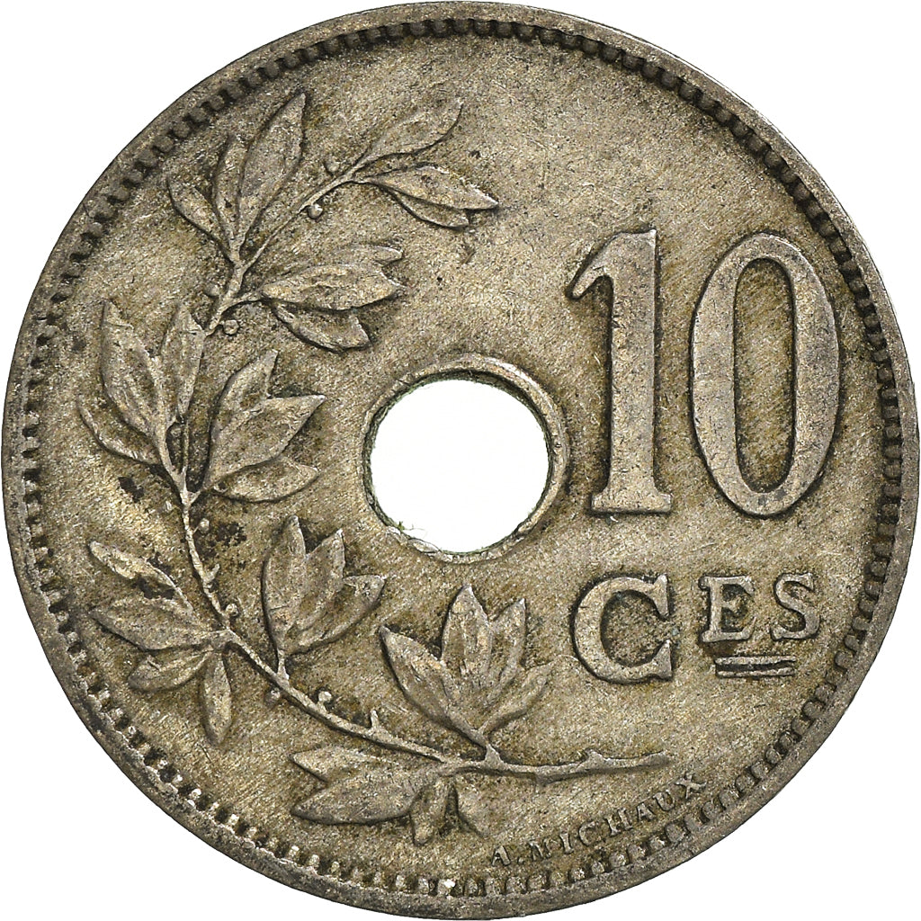 Moneta, Belgia, 10 Centimes, 1929