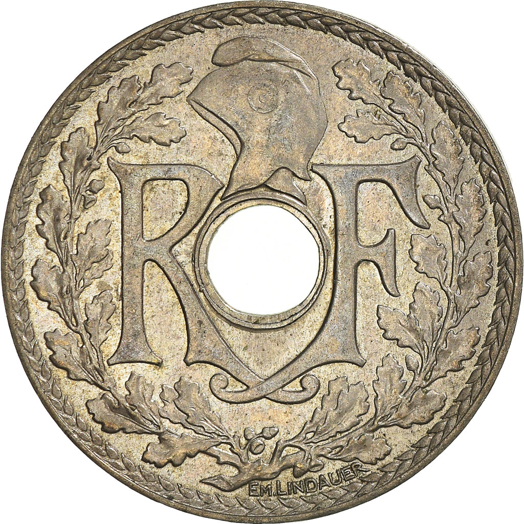 Munten, Frankrijk, 25 Centimes, 1937