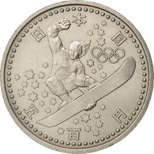 Japon, Akihito, 500 Yen, 1997, SUP, Copper-nickel, KM:114