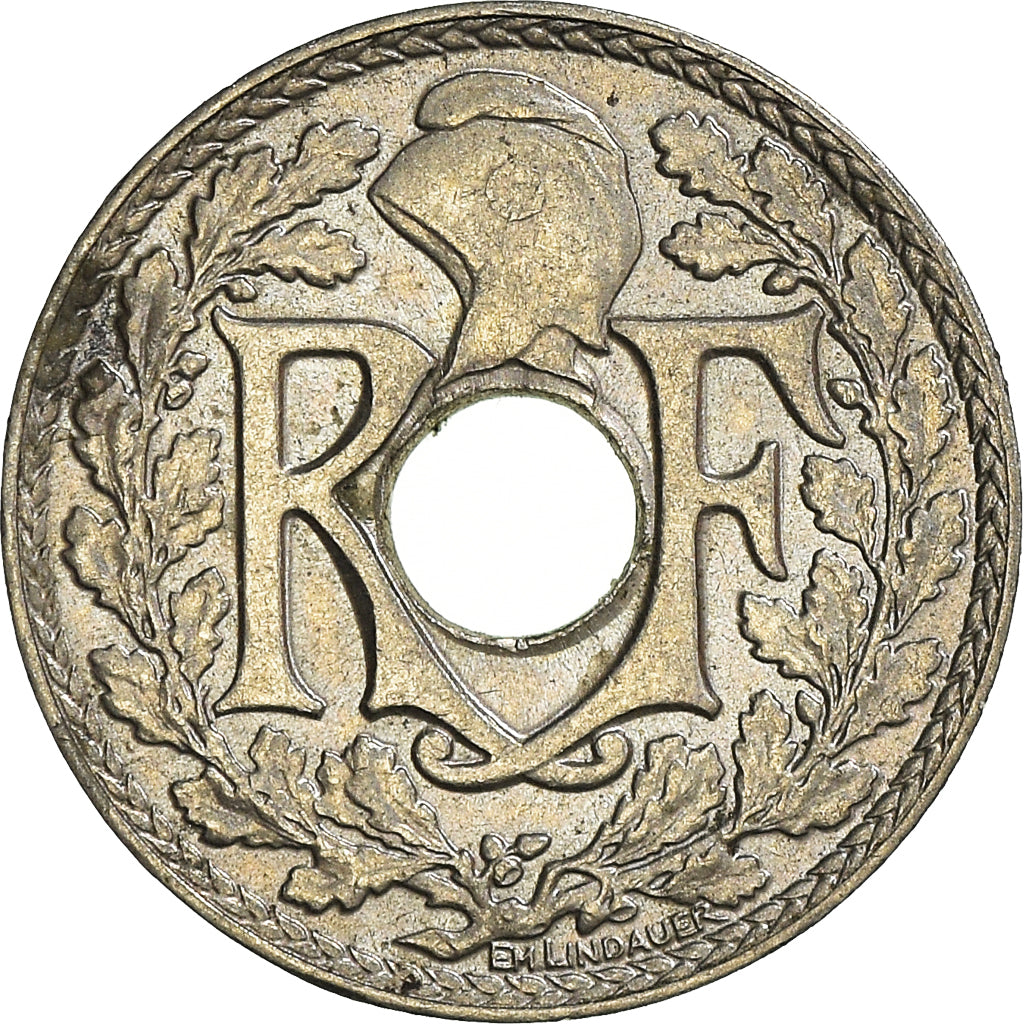 Monnaie, France, 5 Centimes, 1938