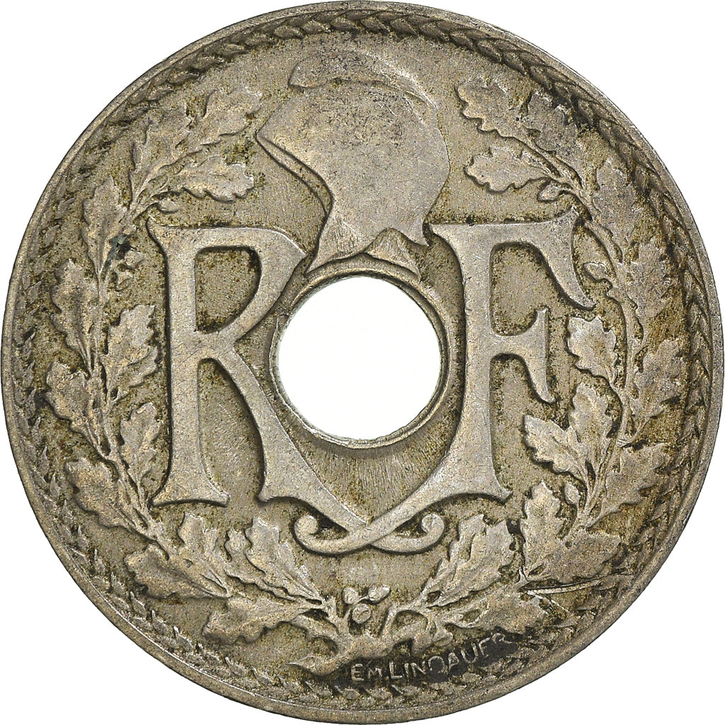 Moneta, Francja, 25 Centimes, 1920