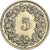 Monnaie, Suisse, 5 Rappen, 1957