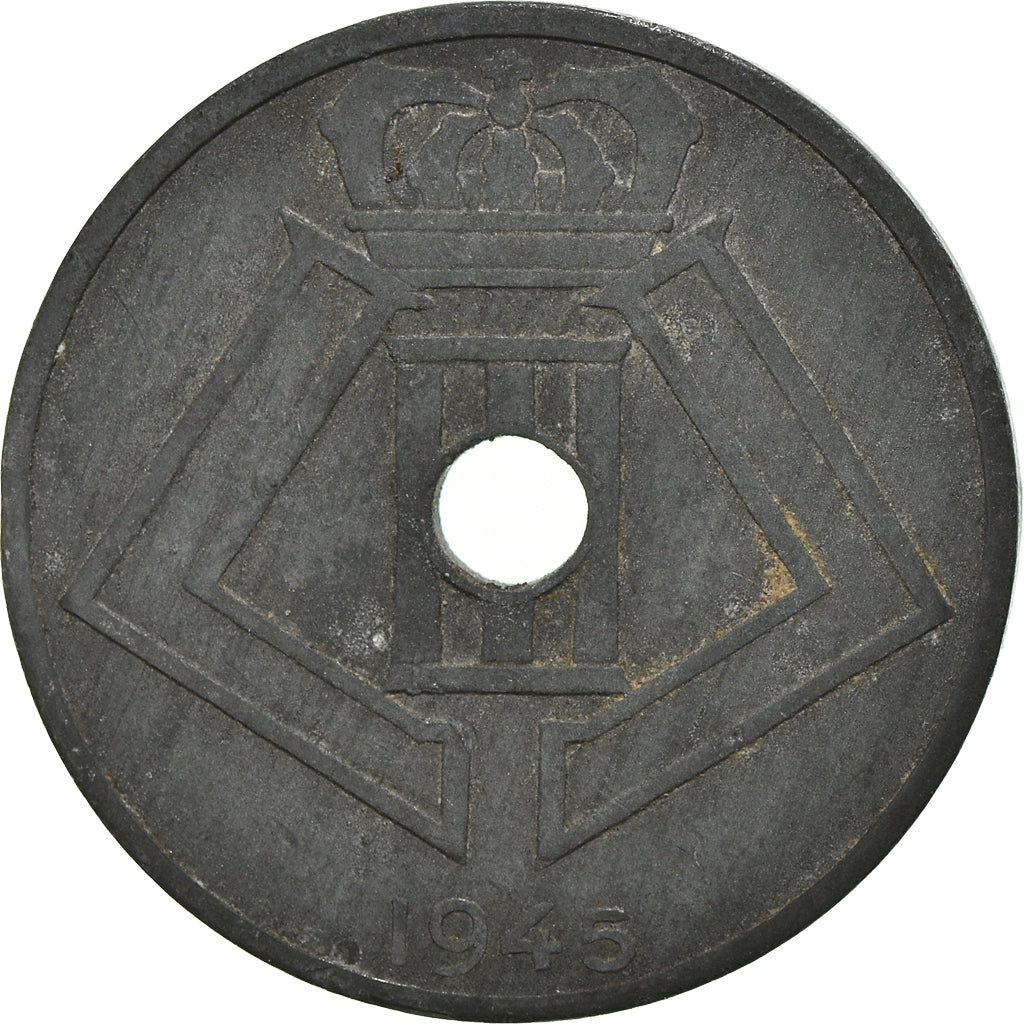 Moneta, Belgio, 25 Centimes, 1945