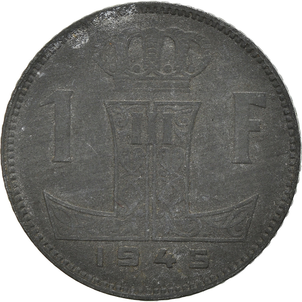 Münze, Belgien, Franc, 1945