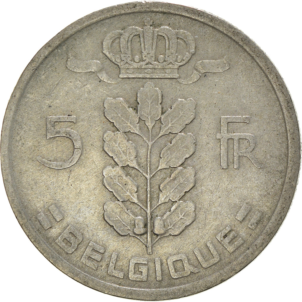 Munten, België, 5 Francs, 5 Frank, 1949