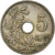 Monnaie, Belgique, 5 Centimes, 1928