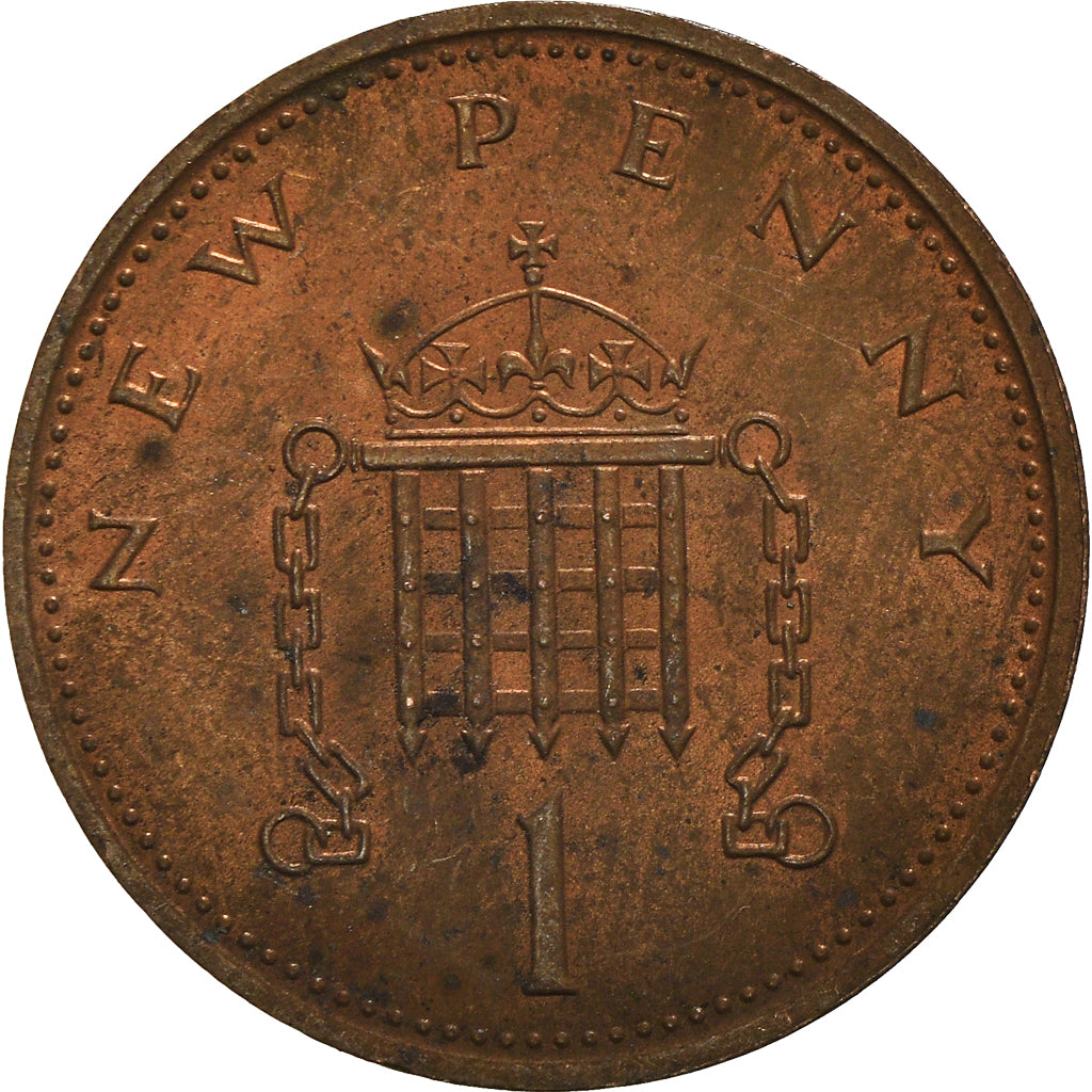 Moneta, Gran Bretagna, New Penny, 1971