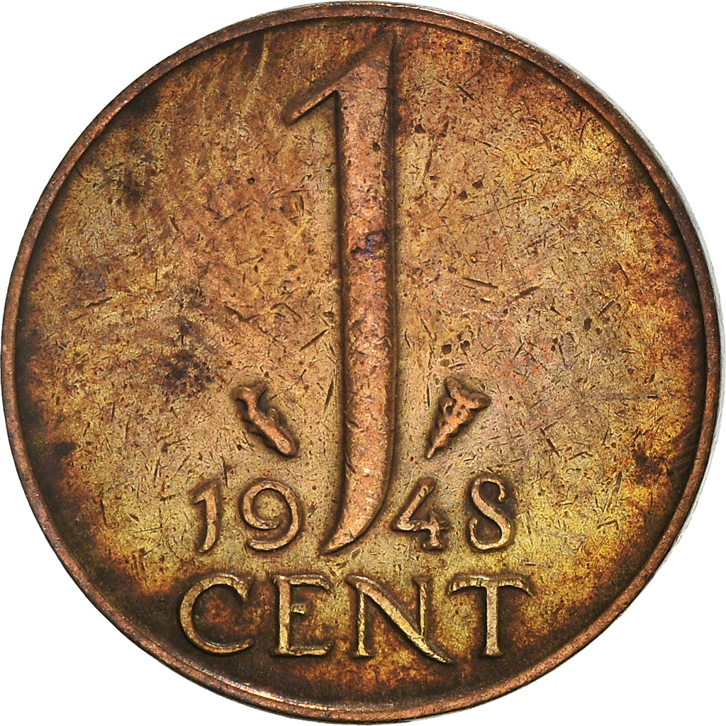 Münze, Niederlande, Cent, 1948
