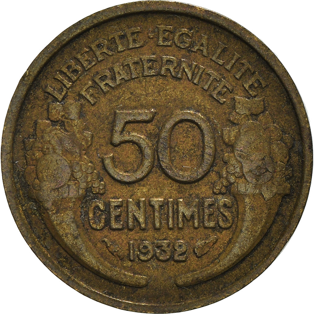 Münze, Frankreich, 50 Centimes, 1932