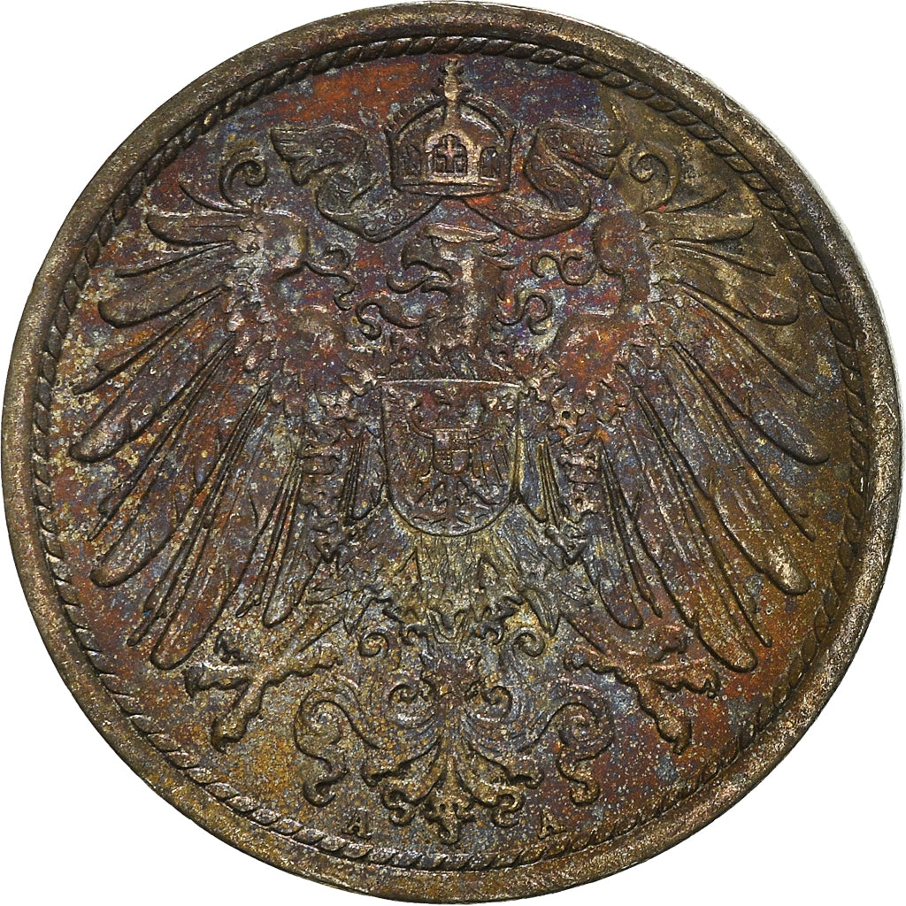 Monnaie, Empire allemand, 10 Pfennig, 1915