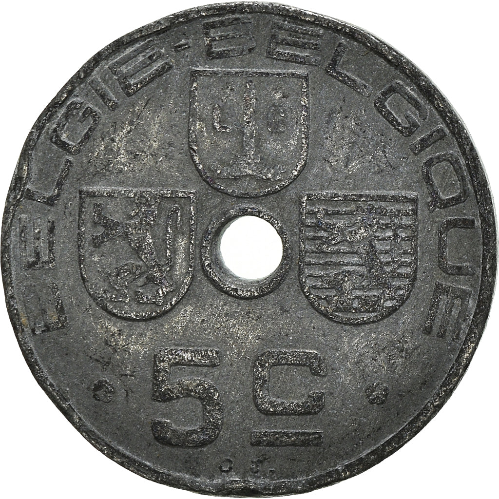 Coin, Belgium, 5 Centimes, 1942