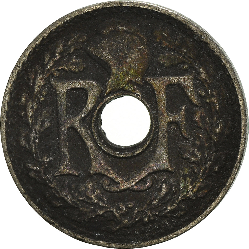 Moeda, França, 5 Centimes, 1921
